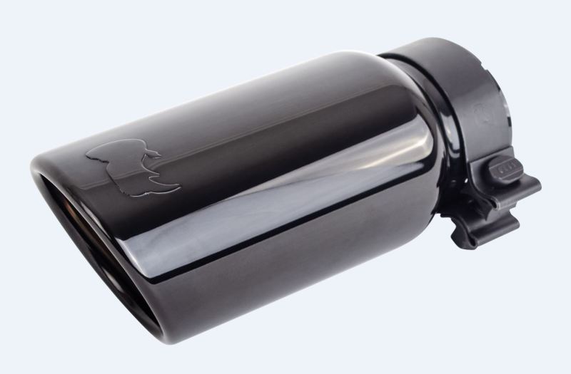 Go Rhino Exhaust Tip - Black Chrome - ID 2 3/4in x L 10in x OD 4in GRT234410BC