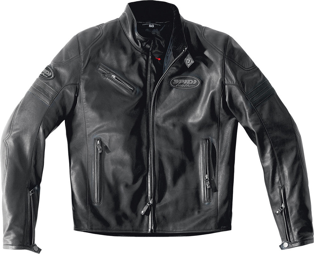 SPIDI Ace Leather Jacket Black E58/Us48 P131-026-58