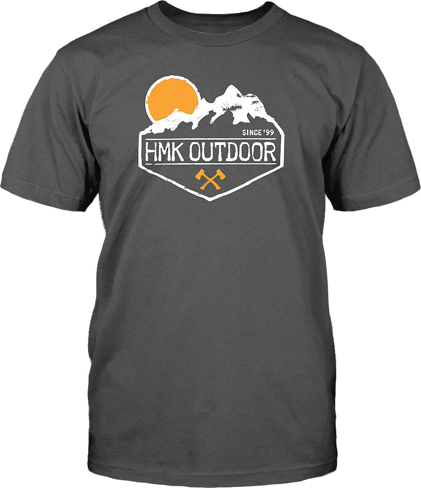HMK Peak Tee Charcoal S HM2SSTPEACS