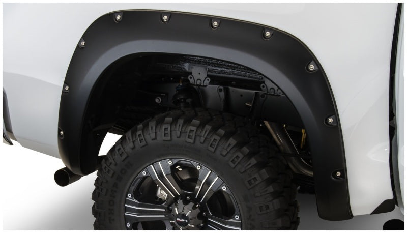 Bushwacker 07-13 Toyota Tundra Fleetside Pocket Style Flares 4pc 97.6/78.7/66.7in Bed - Black 30911-02