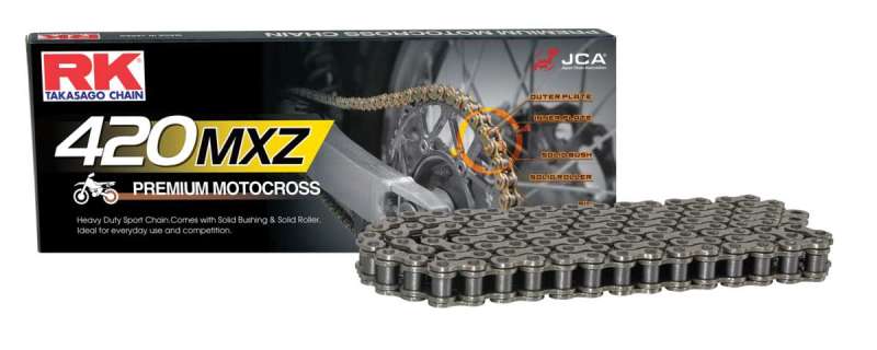 RK Chain 420MXZ-138L - Natural 420MXZ-138