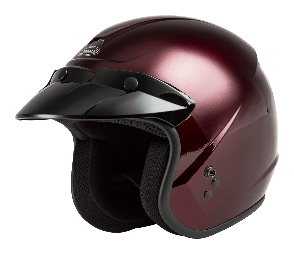 GMAX Of-2 Open-Face Helmet Wine Red Md G1020105