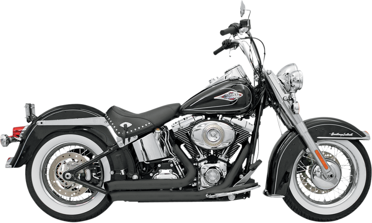 Escape BASSANI XHAUST FireSweep - Negro - Softail 12123D