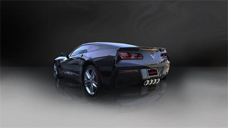 Corsa 2014 Corvette C7 Coupe 6.2L V8 AT/MT 2.75in Valve-Back Dual Rear Exit Polished Xtreme Exh 14762