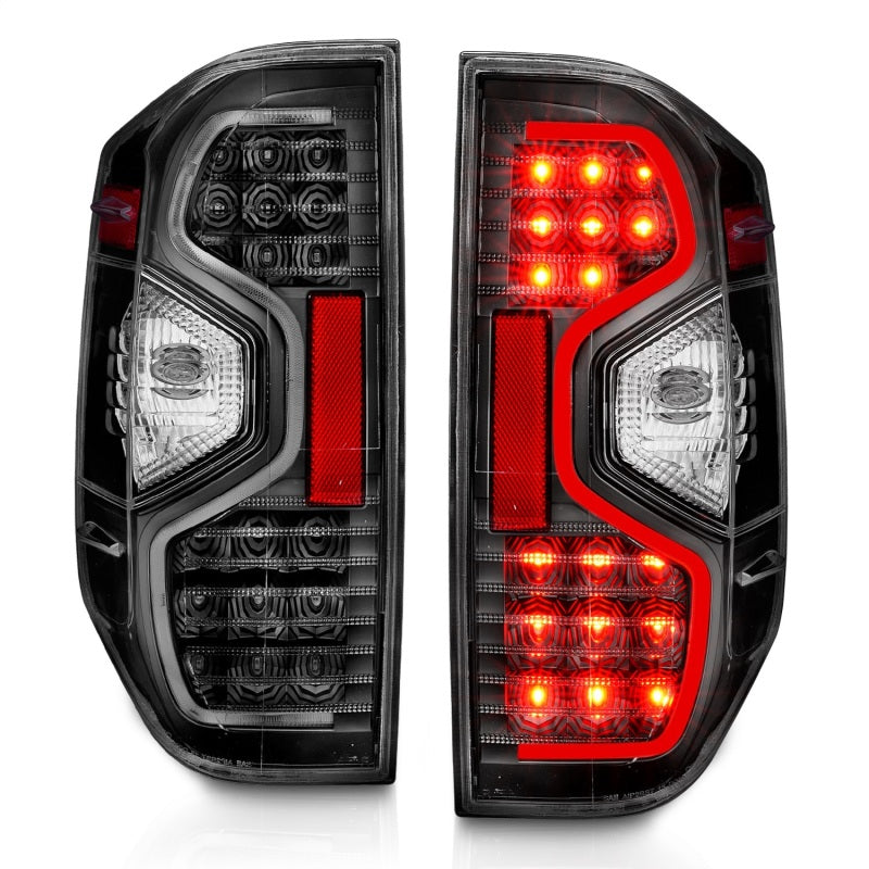 ANZO 2014-2015 Toyota Tundra LED Taillights Black 311233