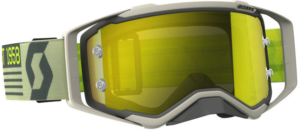 SCOTT Prospect Goggle Grey/Beige W/Yellow Chrome Lens 262589-5719289