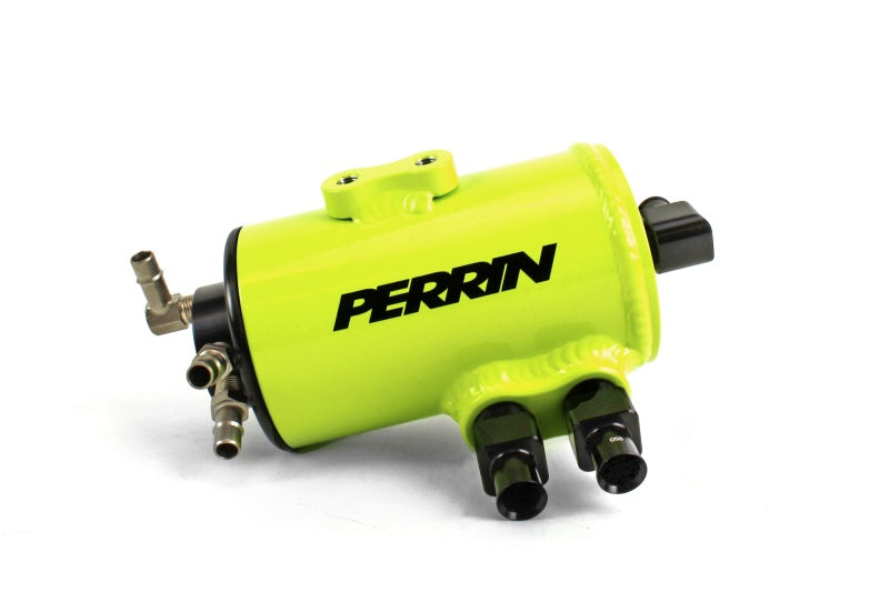 Perrin 22-23 Toyota GR86 / 13-16 Scion FR-S / 13-23 Subaru BRZ Air Oil Separator - Neon Yellow PSP-ENG-612NY