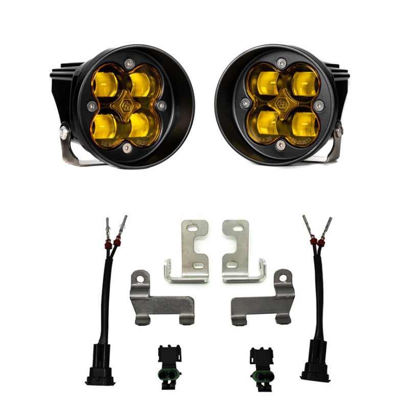 Baja Designs 2016+ Toyota RAV4 Squadron Fog Light Pocket Kit -Amber 447704