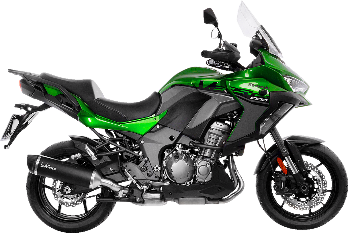 LEOVINCE Nero Slip-On Muffler - Black for KAWASAKI VERSYS 1000 14057