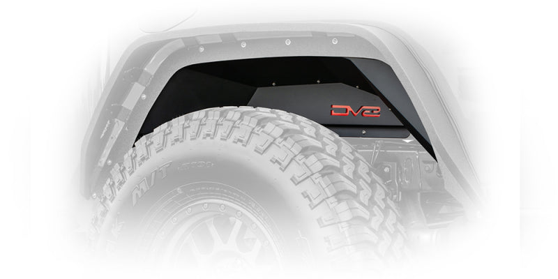 DV8 Offroad 201+ Jeep Gladiator Rear Inner Fenders - Black INFEND-04RB