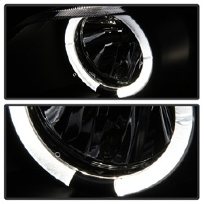 Spyder BMW Z3 96-02 Projector Headlights LED Halo Black High H1 Low H1 PRO-YD-BMWZ396-HL-BK 5009081