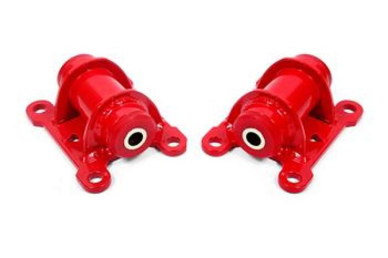 BMR 98-02 Chevrolet Camaro Motor Mount Kit (Steel) w/ Poly Bushings - Red MM340R