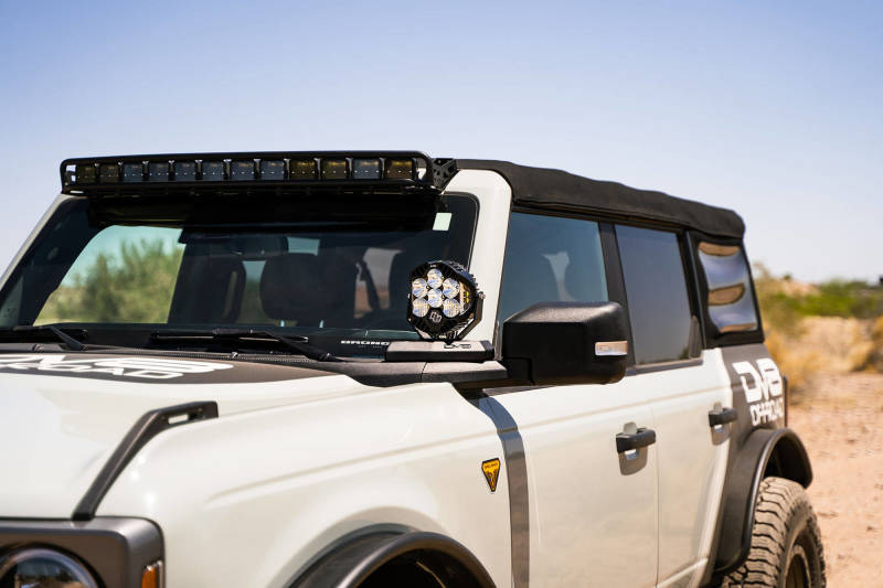 DV8 21-22 Ford Bronco A-Pillar Pod Light Mounts LBBR-02