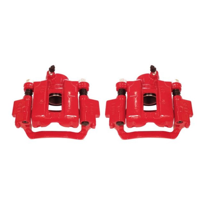 Power Stop 10-18 Lexus GX460 Rear Red Calipers w/Brackets - Pair S2736