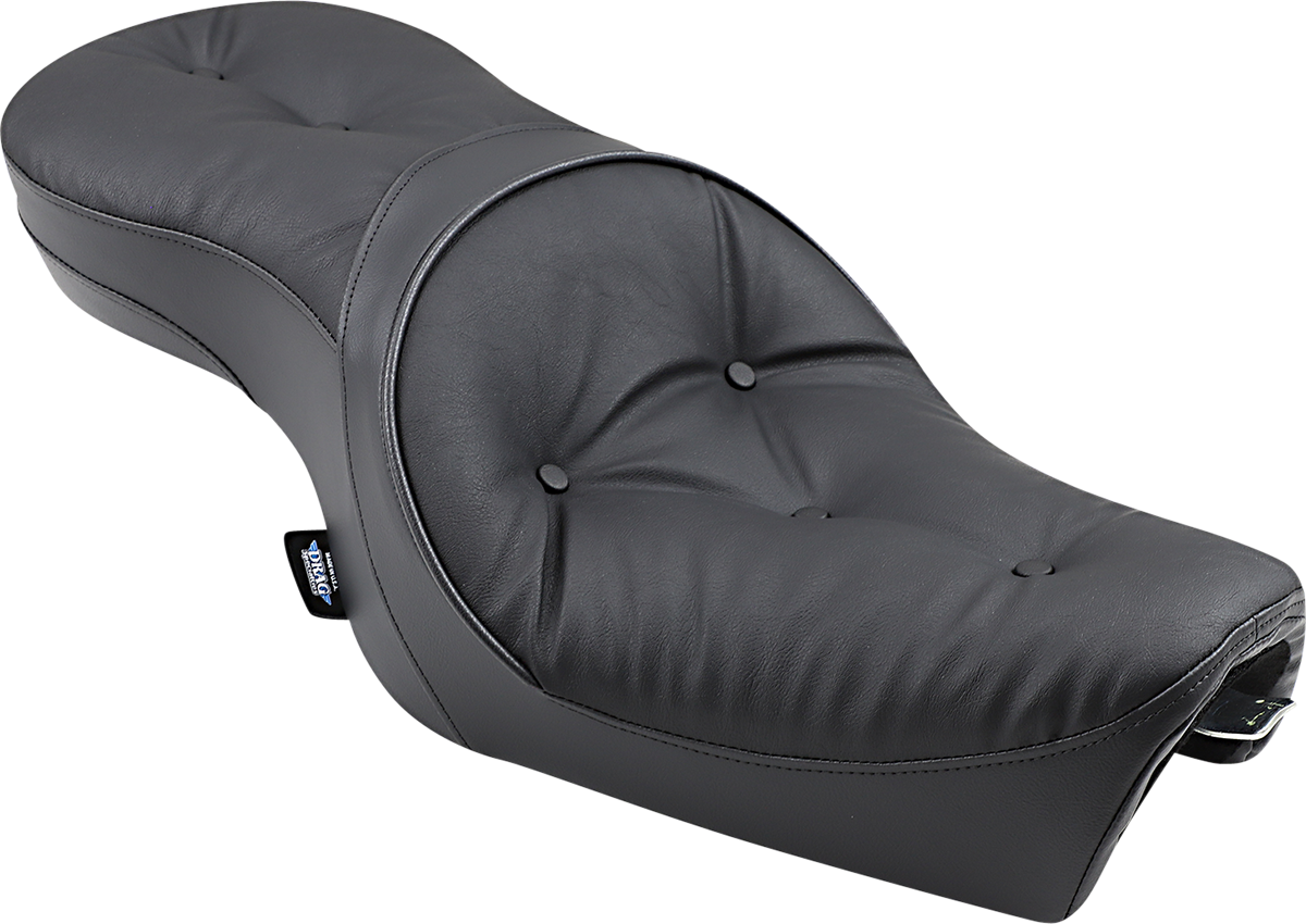 DRAG SPECIALTIES Asiento de perfil bajo - Almohada - XL '04-'22 SIN PARACHOQUES DE GOMA 0804-0261