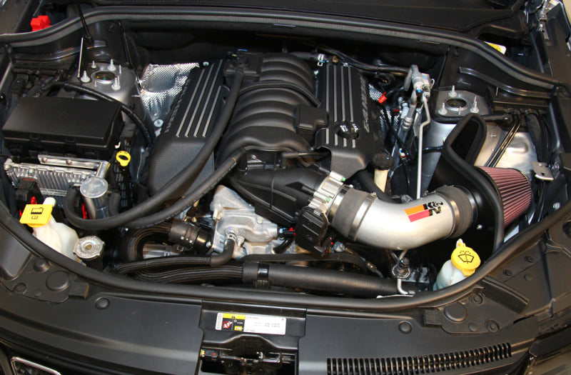K&N 12-15 Jeep Grand Cherokee SRT 8 6.4L V8 High Flow Performance Intake Kit 77-1567KS