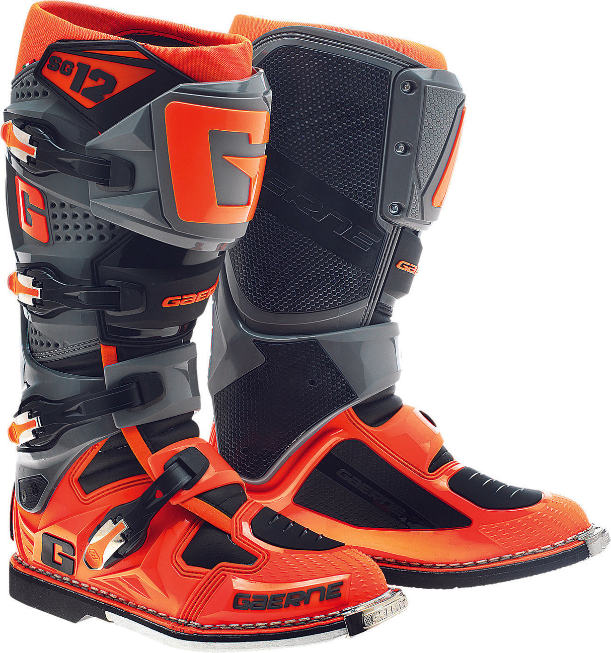 GAERNE Sg-12 Boots Orange Sz 7 2174-038-007
