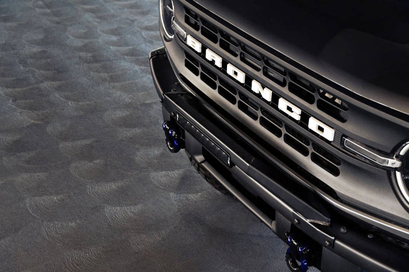 DV8 Offroad 21-22 Ford Bronco Factory Modular Front Bumper Bull Bar LBBR-04