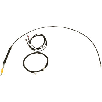 LA CHOPPERS Cable Kit - 12" - 14" Handlebars - Black Glide 2023-2024 LA-8063KT3-13B