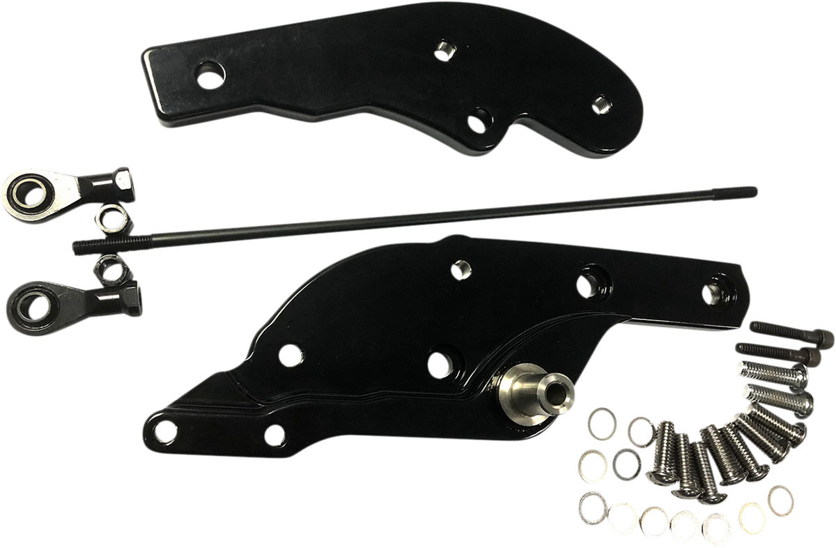DRAG SPECIALTIES Extensiones de control delantero - Negro - Softail 56319