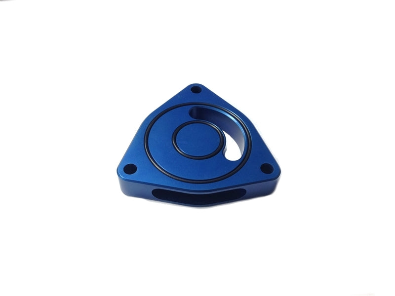 Torque Solution Blow Off BOV Sound Plate (Blue): Kia Optima 2.0T TS-GEN-002BU-2