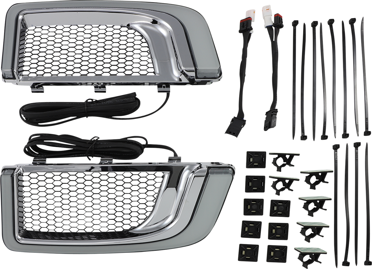 KURYAKYN Lower Grille - LED - Chrome 5063