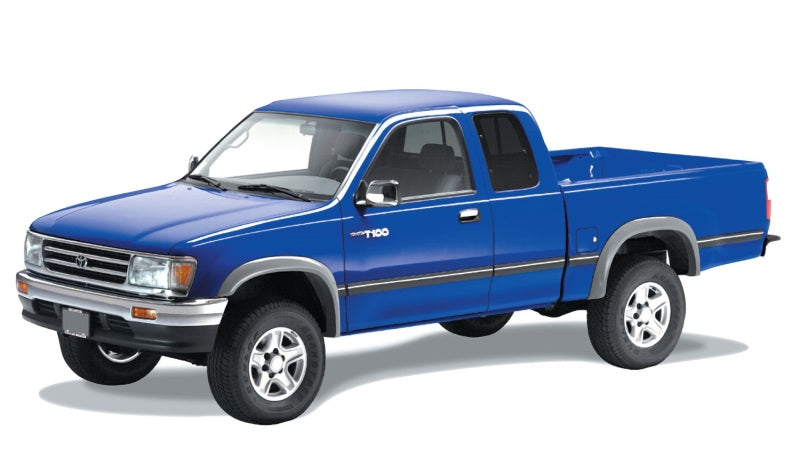 Bushwacker 93-98 Toyota T100 Fleetside Extend-A-Fender Style Flares 4pc - Black 31910-11