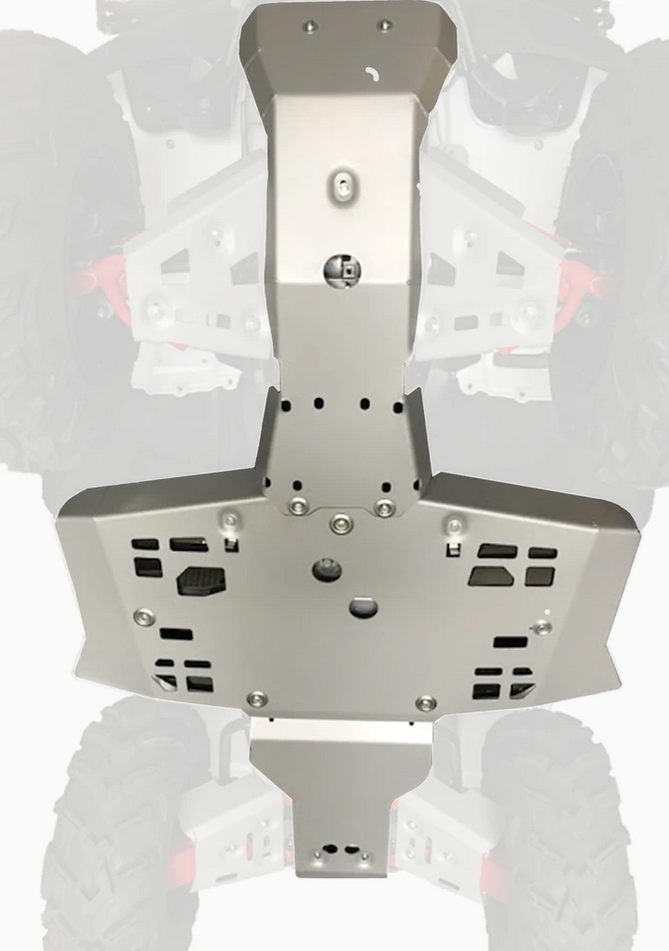 RIVAL POWERSPORTS USA Central Skid Plate Alloy 2444.2110.1