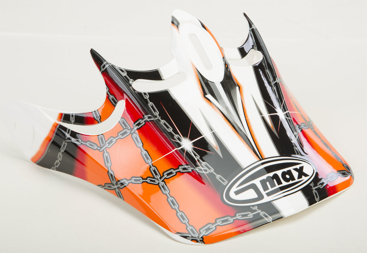 GMAX Visor 2xs-Md Slice Red G980008