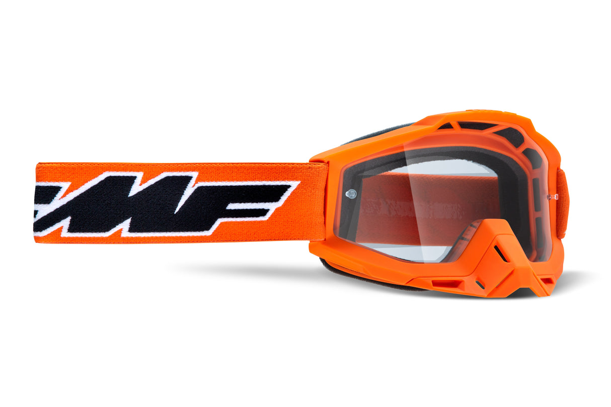 FMF VISION Powerbomb Goggle Rocket Orange Clear Lens F-50036-00003