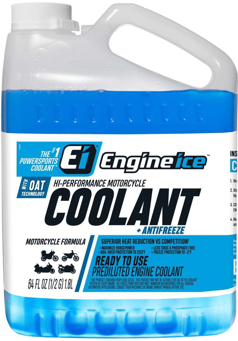 Engine Ice Hi-Performance Motorcycle Coolant + Antifreeze 1/2 Gal 10850