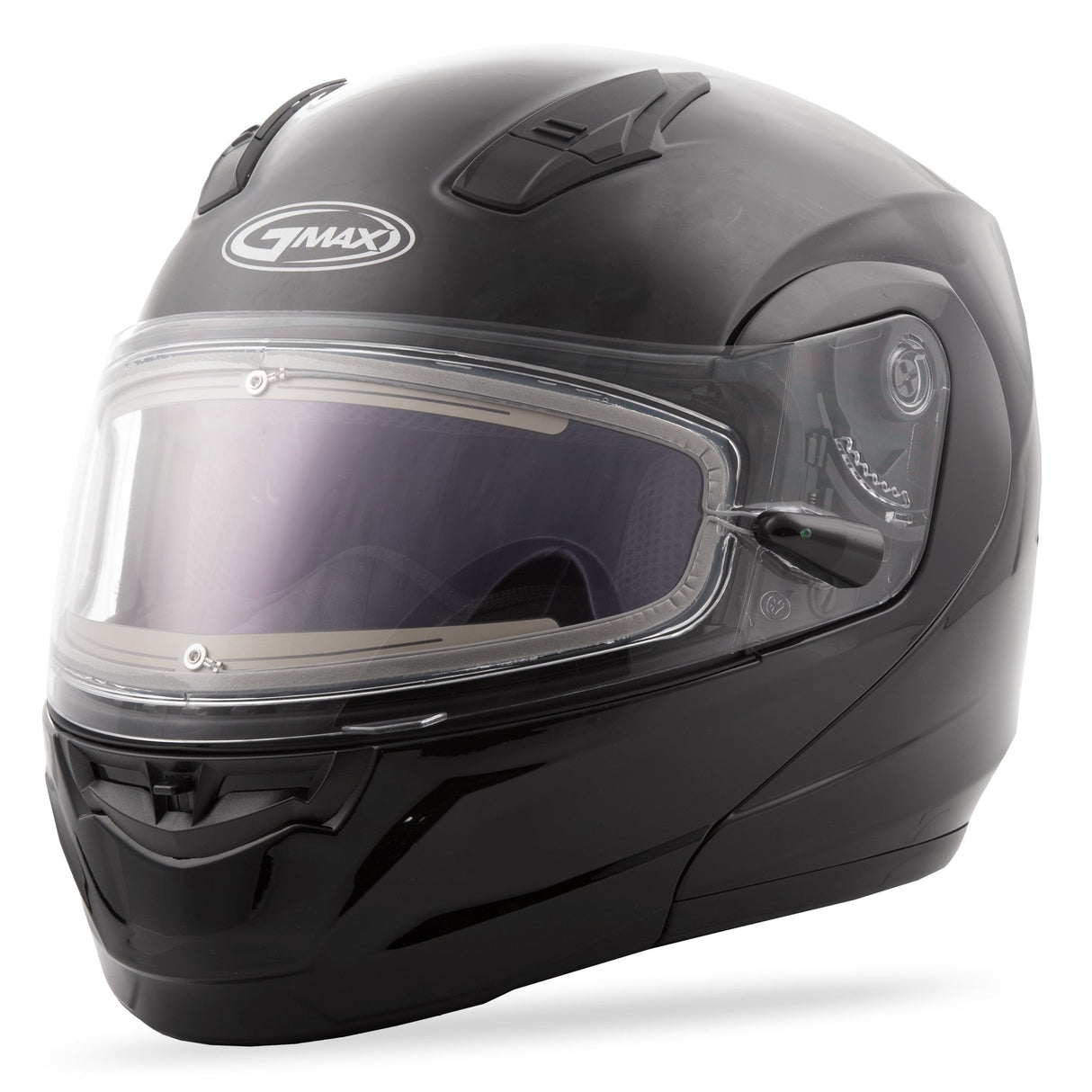 GMAX Md-04s Modular Snow Helmet W/Electric Shield Black 3x G4040029