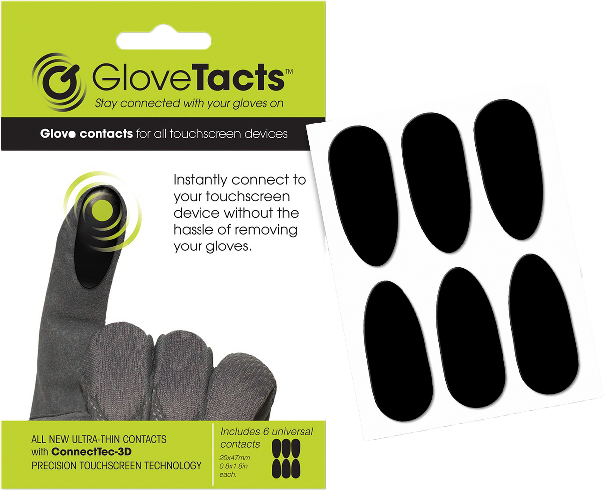 GLOVETACTS Touchscreen Stickers For Gloves 10/Pk RGC-06CSPX10