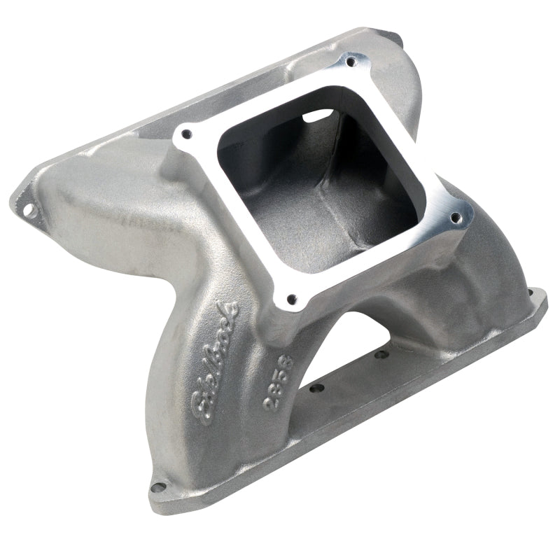 Edelbrock Manifold SBC Victor Spider Glidden 18 Deg Heads Dominator Flange 2858