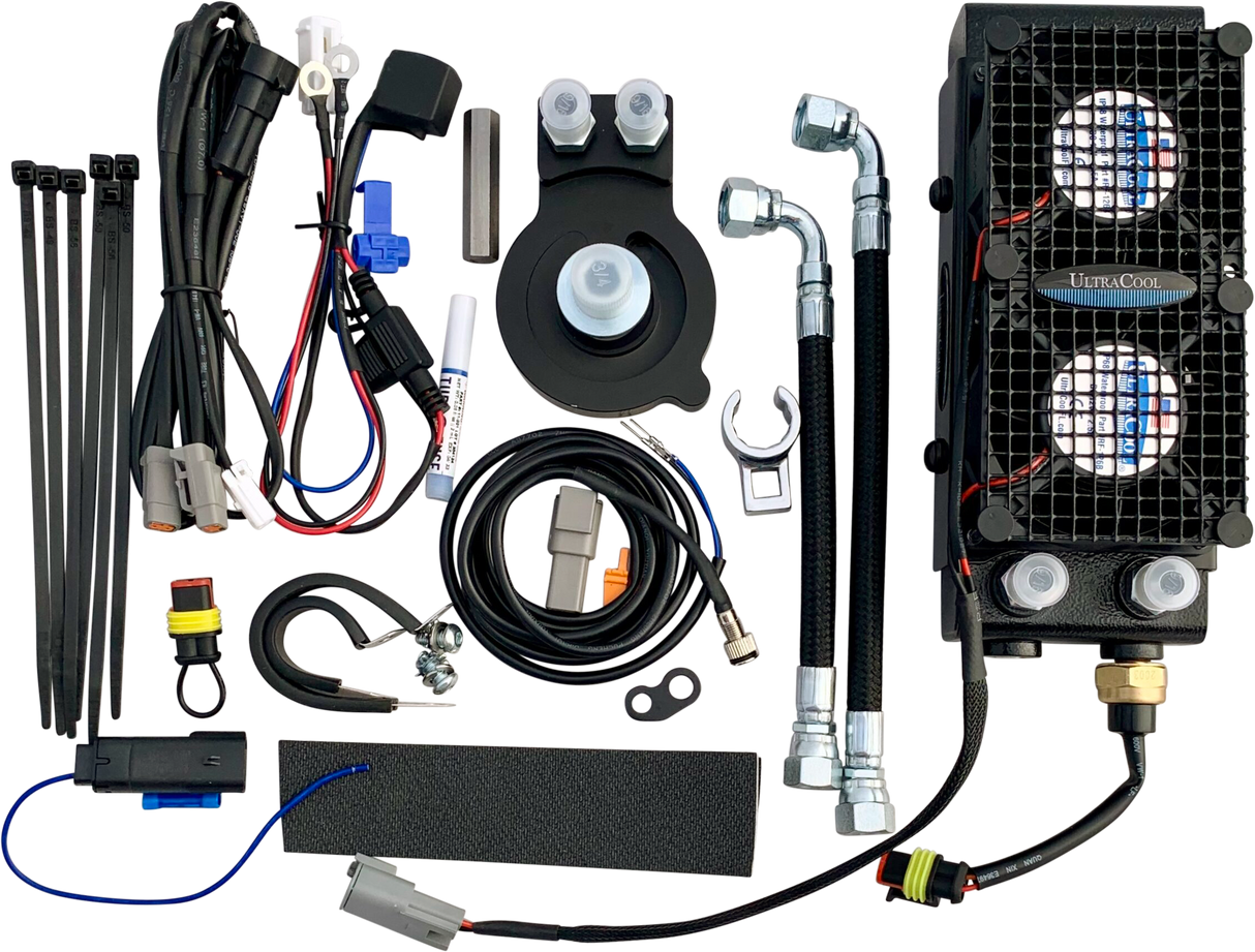 ULTRACOOL Oil Cooler M8 Touring `17-23 (Chopped Guard) SMT8-5N