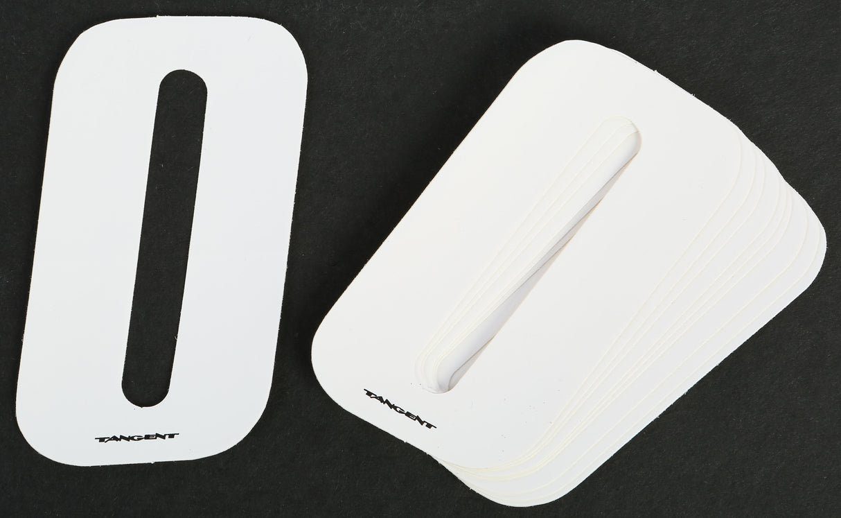 TANGENT Pro Digit 3" White #0 10/Pk 05-3200