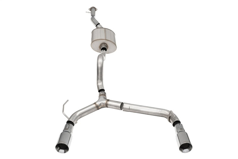 Corsa 21-22 Ford Bronco 2.7L 4-Door 2.75in Cat-Back Dual Rear Exhaust w/4in Straight-Cut Polish Tips 21210
