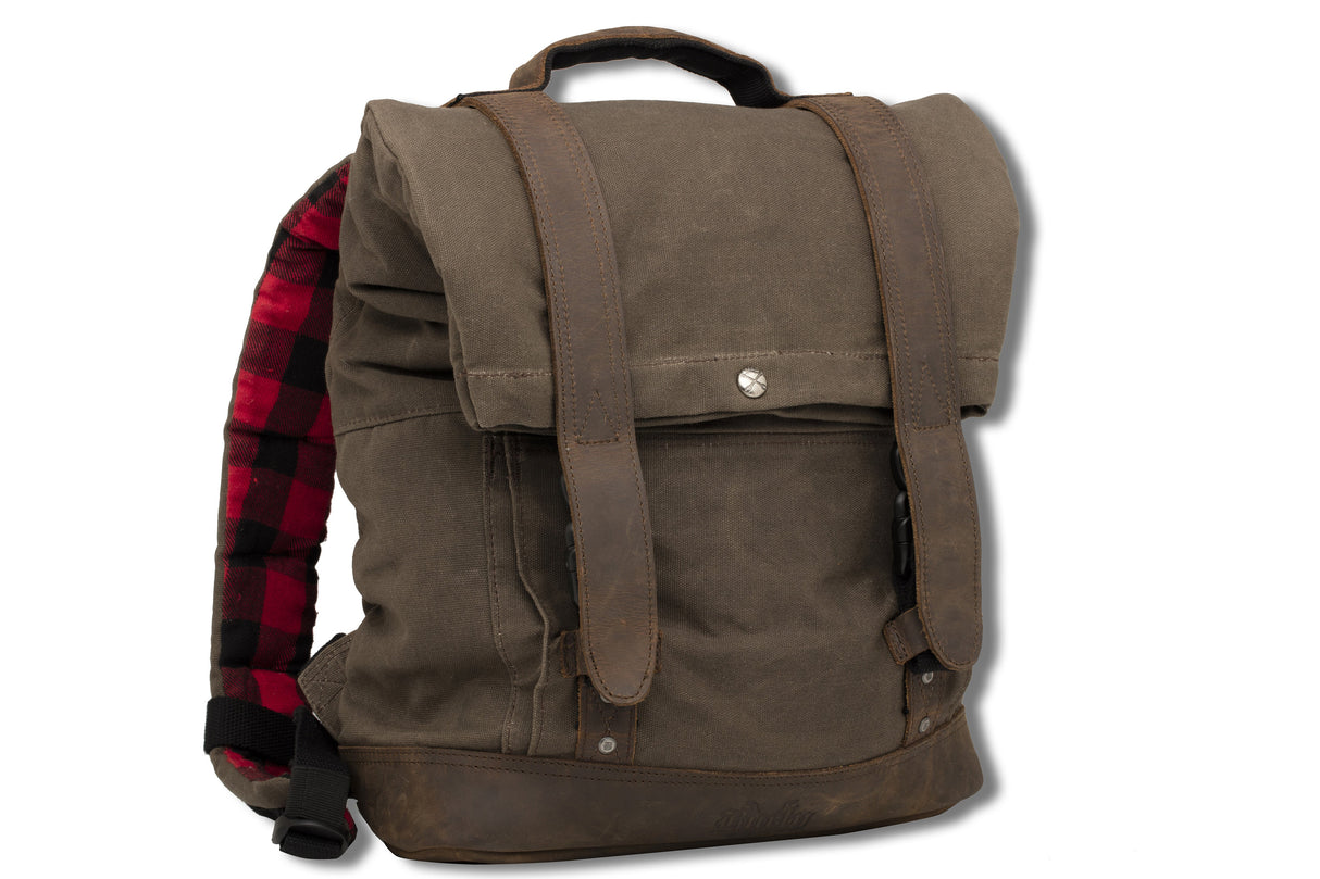 BURLY BRAND Back Pack Dark Oak B15-1020D