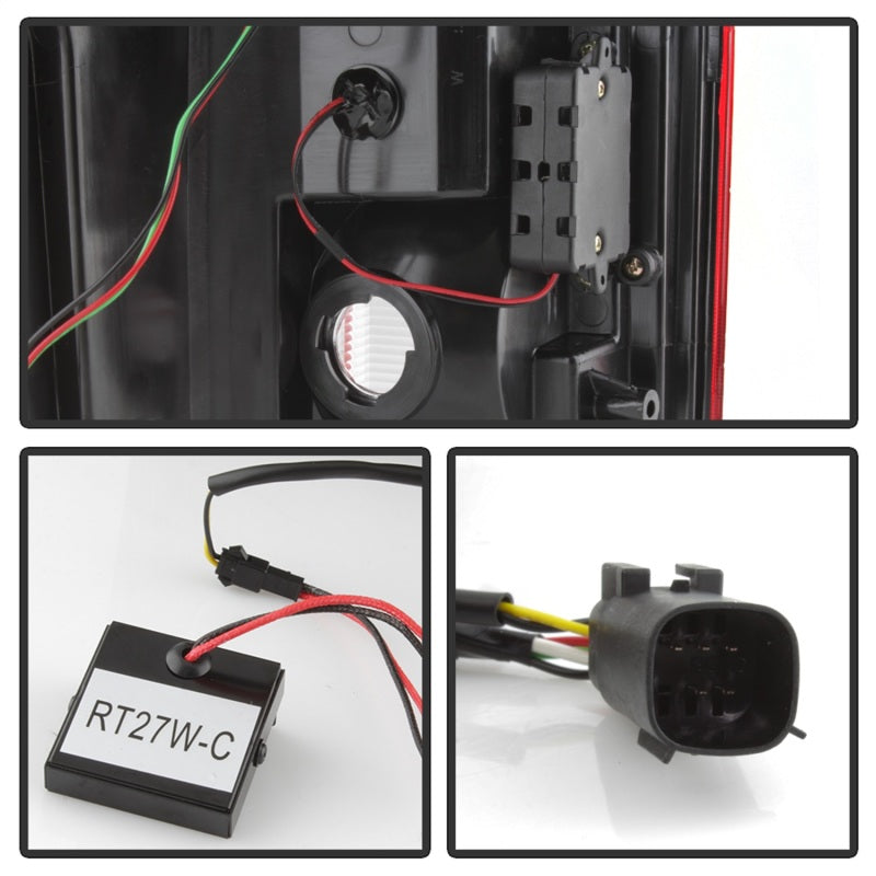 Spyder 18-19 Ford F-150 (w/o Blind Spot Sensor) LED Tail Lights - Red Clear (ALT-YD-FF15018-LED-RC) 5085764