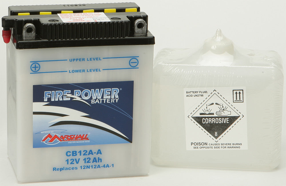 MARSHALLSBattery W/Acid Cb12a-A Fire PowerCB12A-A~MAR