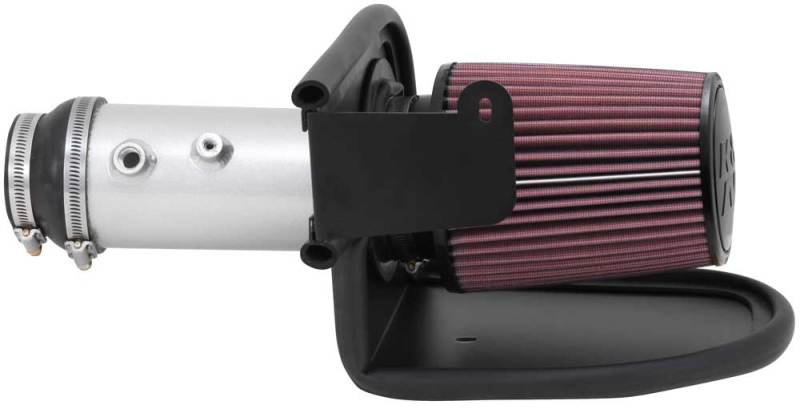 K&N 13-14 Honda Accord 3.5L V6 69 Series Typhoon Air Intake System - Silver Cold Air Intake Kit 69-1212TS