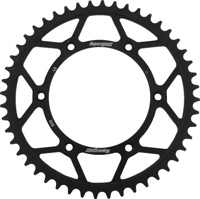 SUPERSPROX Rear Sprocket Steel 48t-520 Blk Suz RFE-808-48-BLK