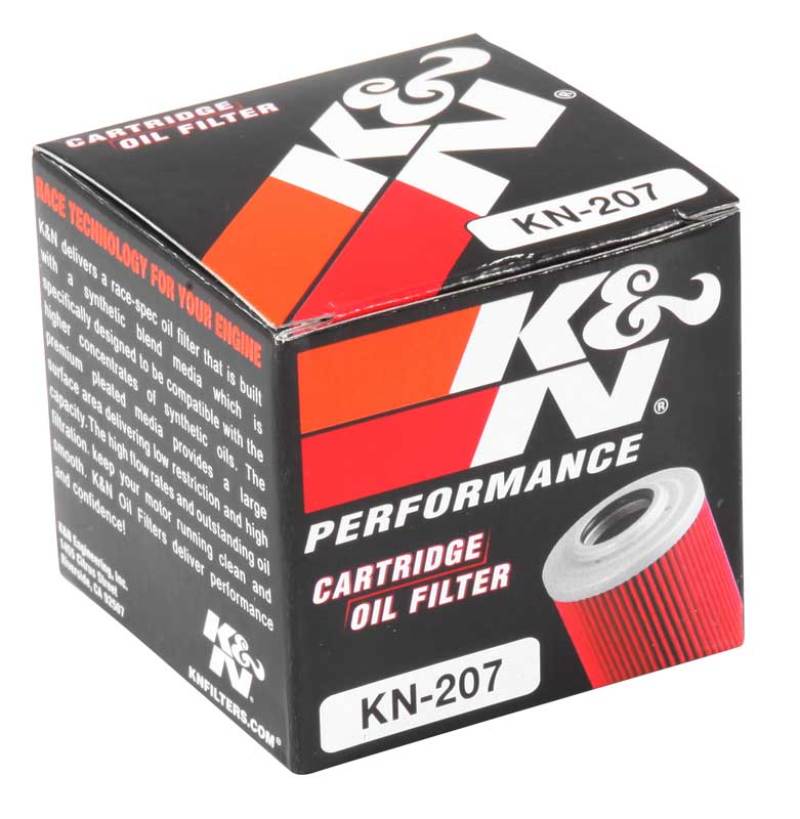 K&N Kawasaki / Suzuki / Betamotor 1.5in OD x 1.719in H Oil Filter KN-207