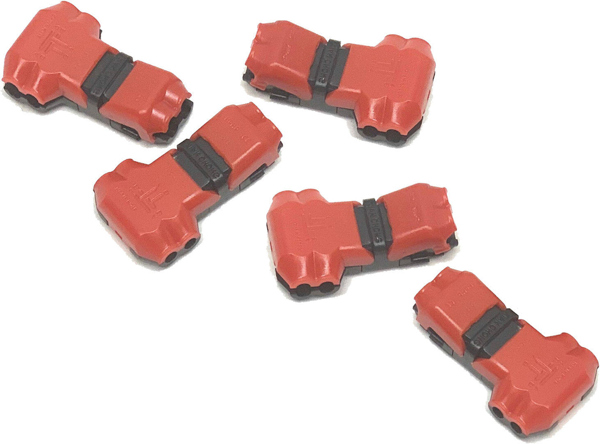 NAMZ CUSTOM CYCLELightning Splice Kit 5pk T Style Conn Two Wire-Two WireNLS-T22