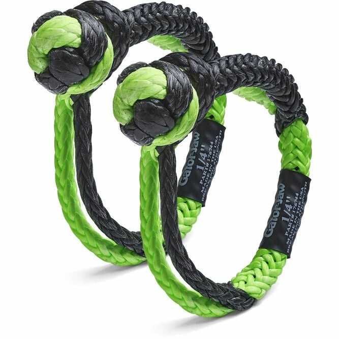 BUBBA ROPES Gator-Jaw (Mini Pair) Shackle 1/4" 176744