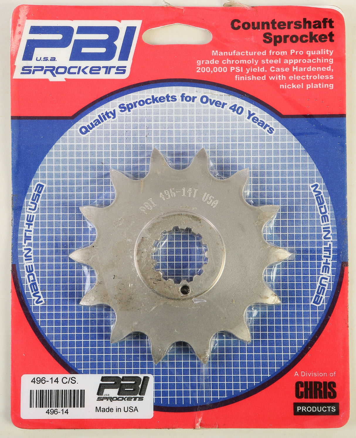 PBIFront Cs Sprocket Steel 14t-630 Kaw/Suz496-14
