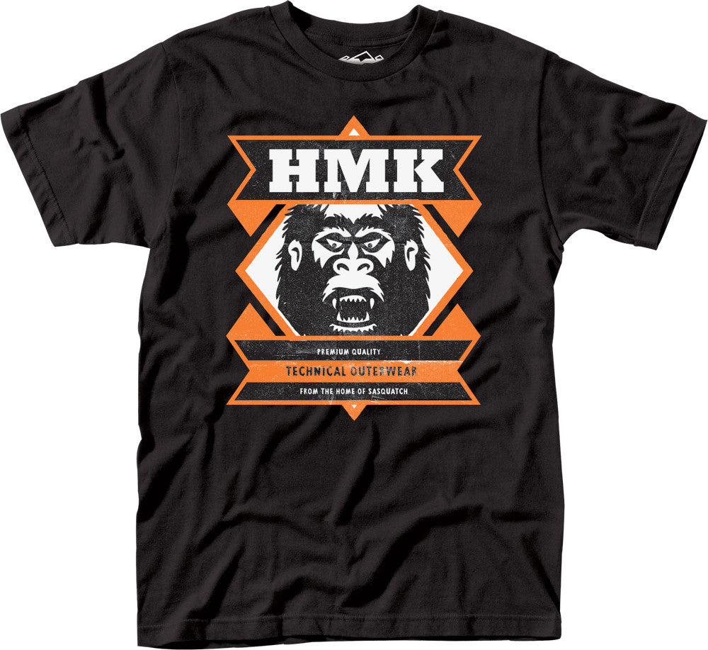 HMK Squatch Tee Black S HM2SSTSQUBS