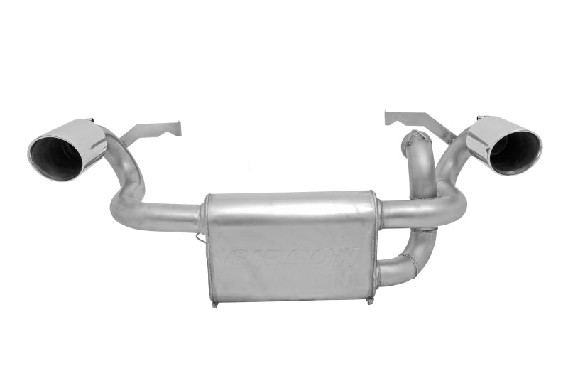 Gibson 2015 Polaris RZR S 900 Base 2.25in Dual Exhaust - Stainless 98023