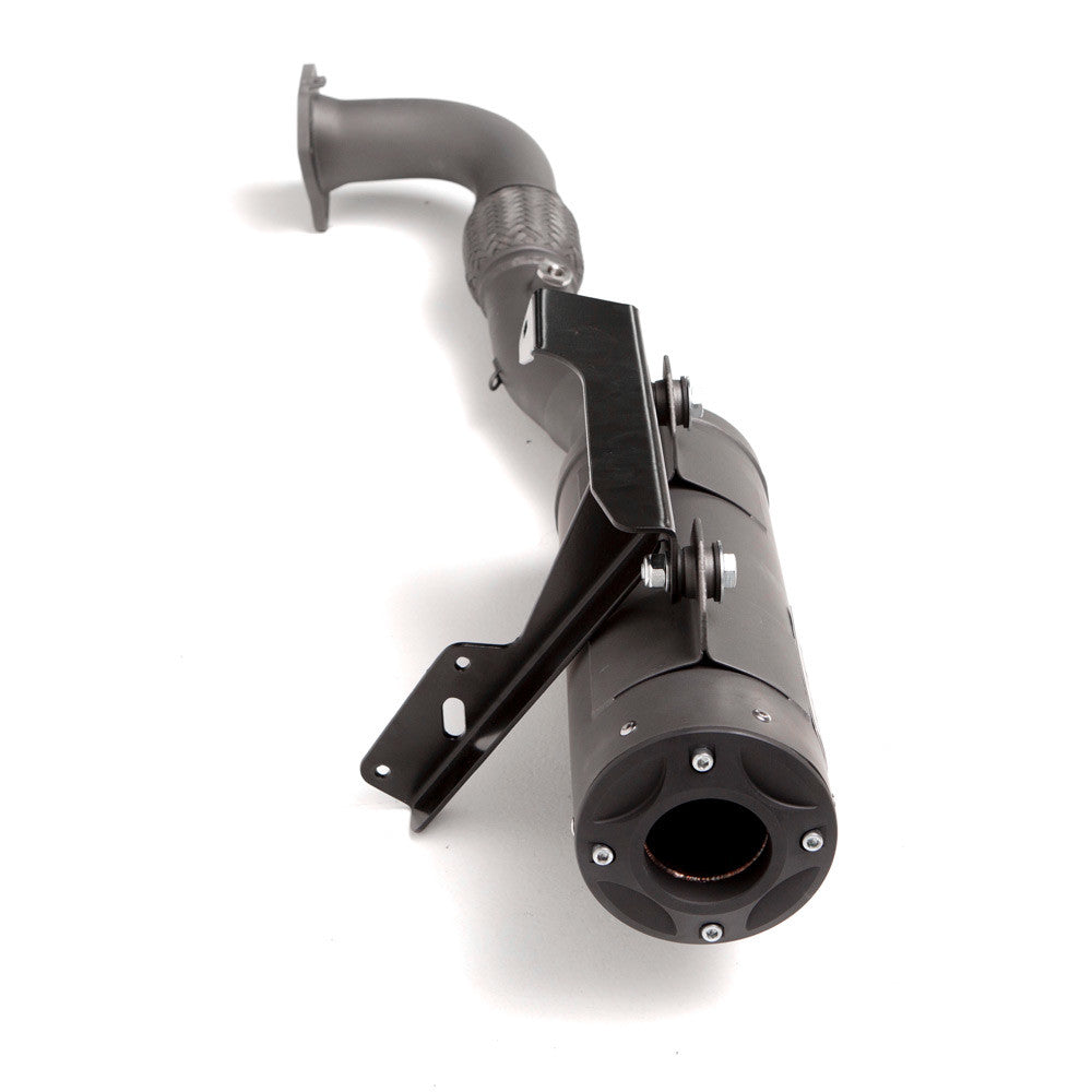 HMF Performance Series Dual Slip-On Exhaust Gunmetal 83560B608870
