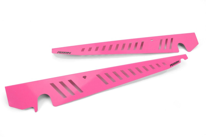 Perrin 2015+ Subaru WRX/STI Fender Shroud Set - Hyper Pink PSP-ENG-550HP